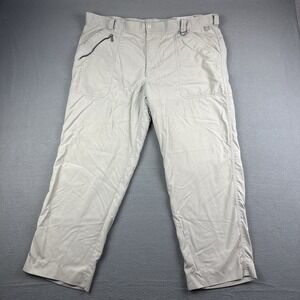 Tilley Endurables Different Drummer Cargo Pants Men's Size 42x28 Beige STAINS